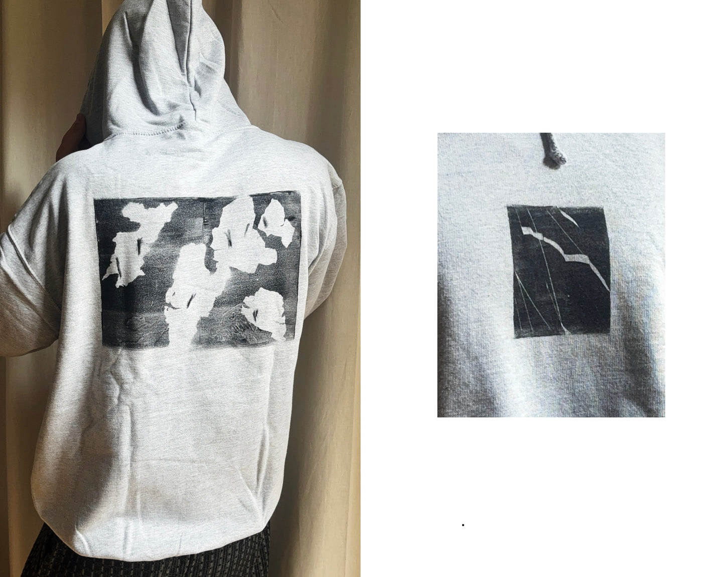 Hoodie XL / Front & Backpainting